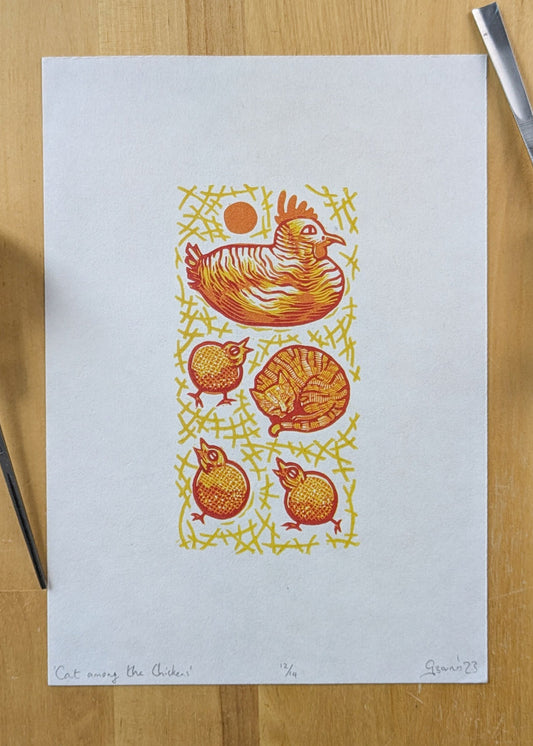 Cat Among the Chickens (warm)