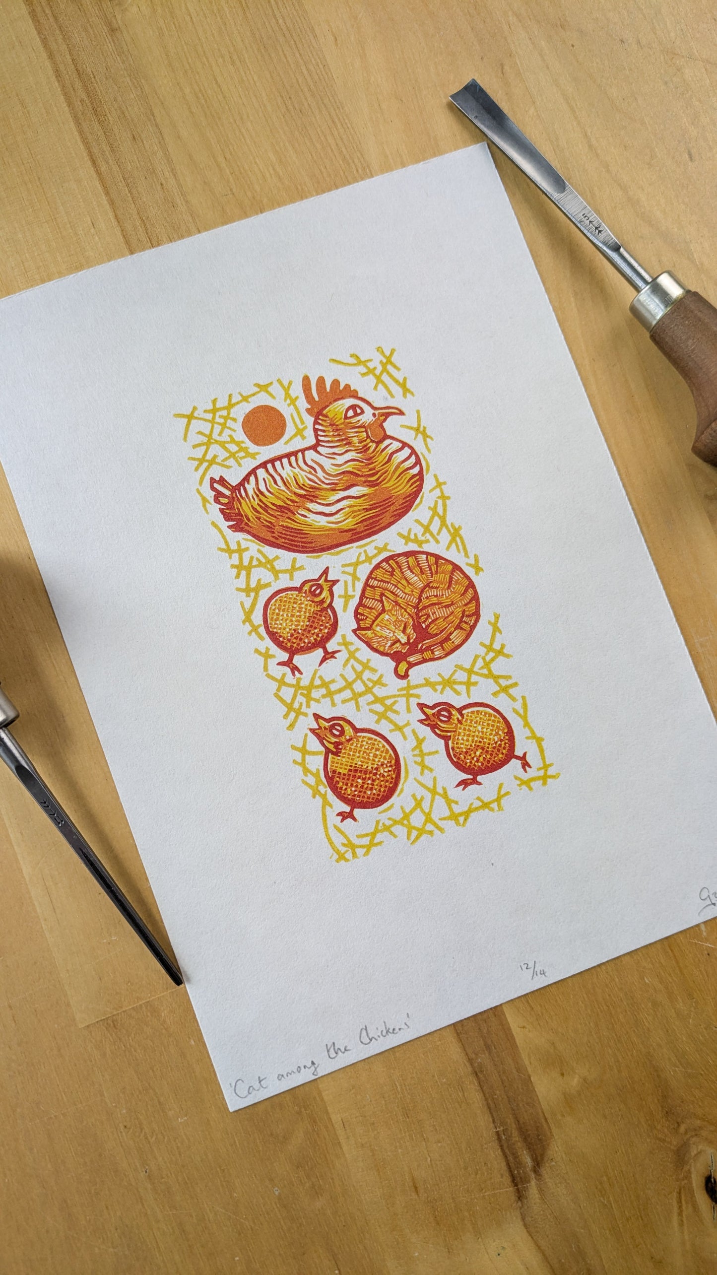 Cat Among the Chickens (warm)