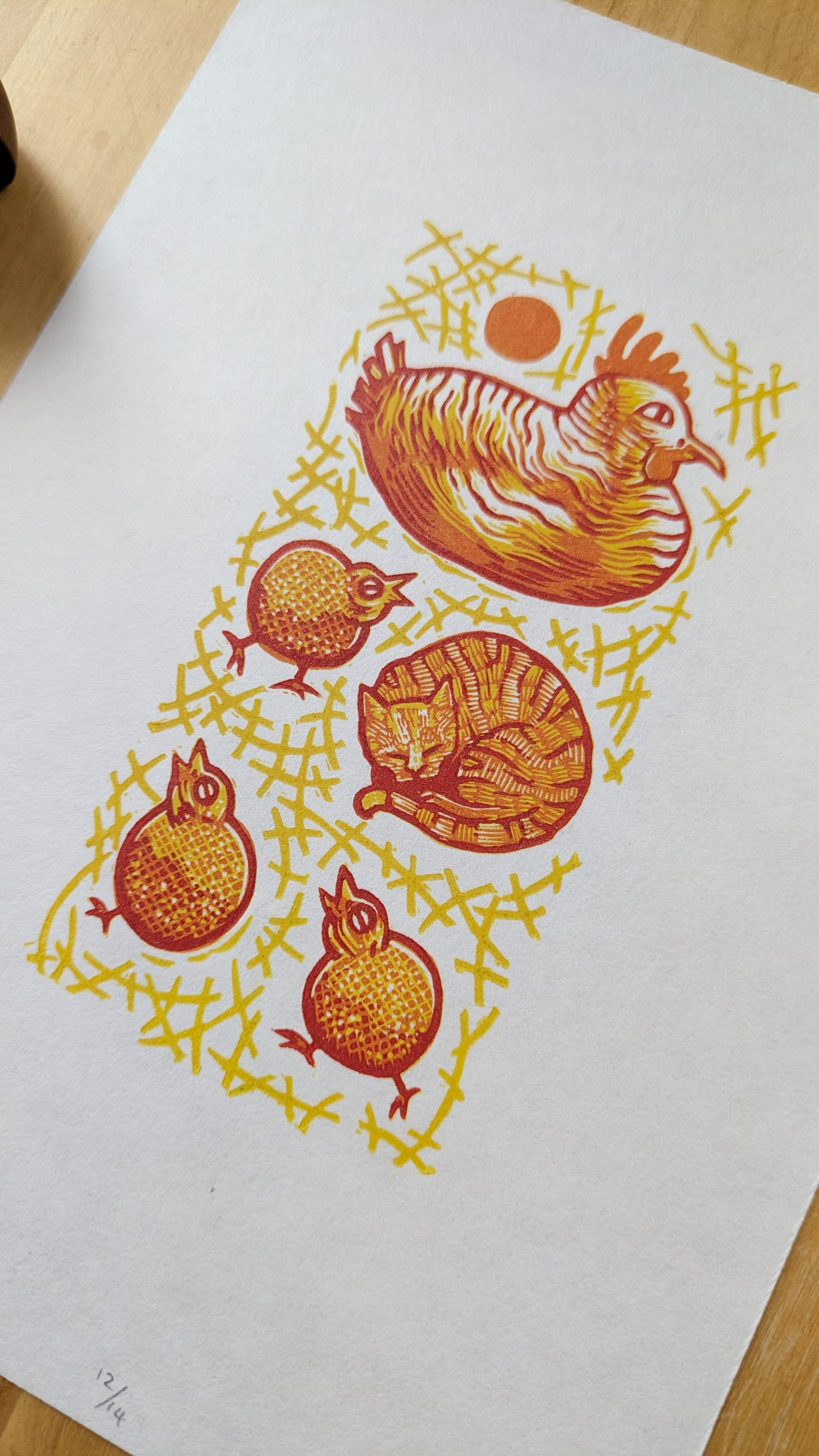 Cat Among the Chickens (warm)