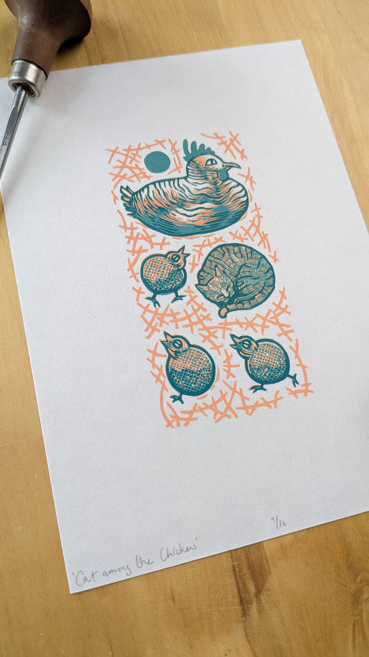 Cat Among the Chickens (cool)