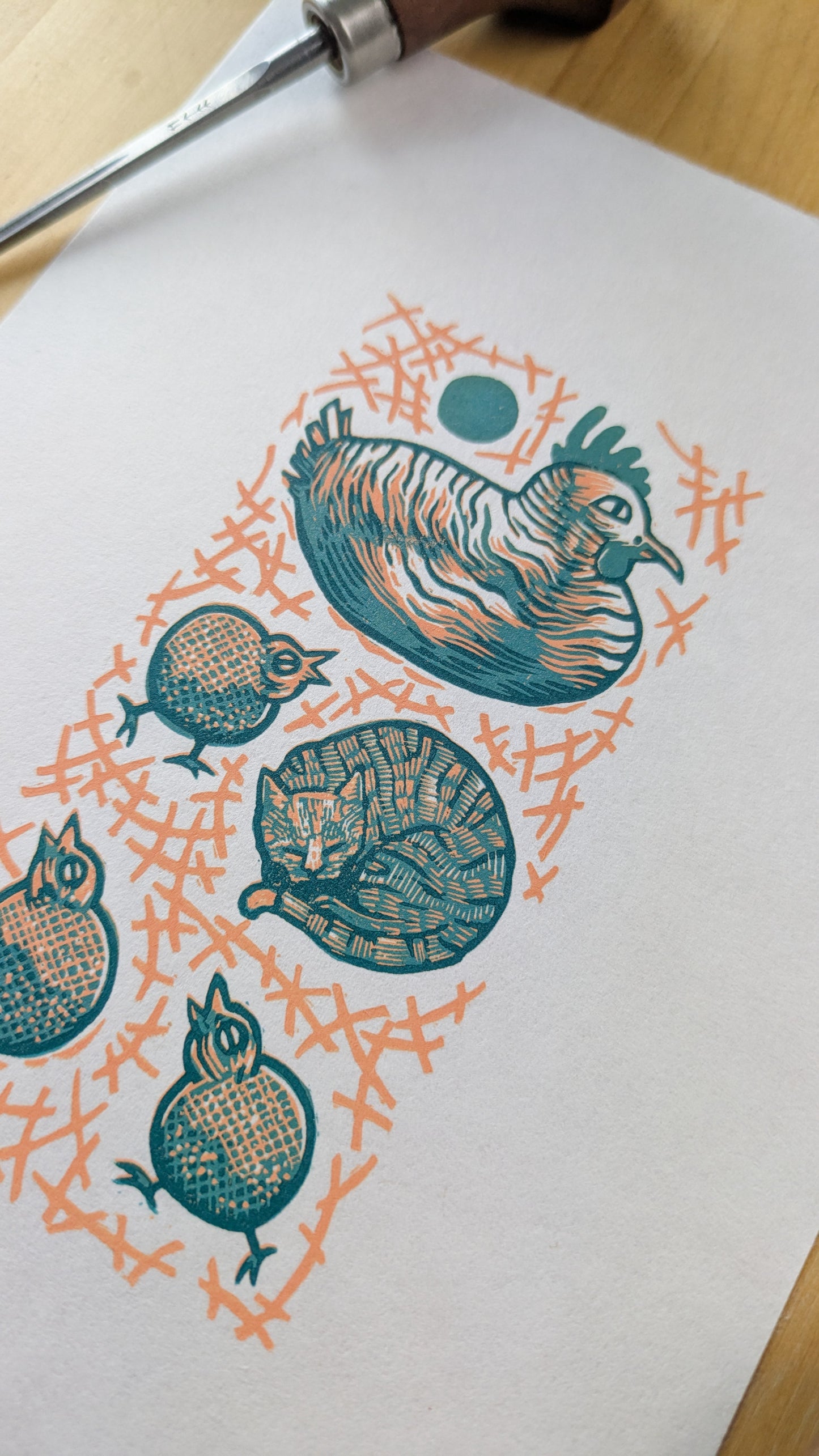 Cat Among the Chickens (cool)